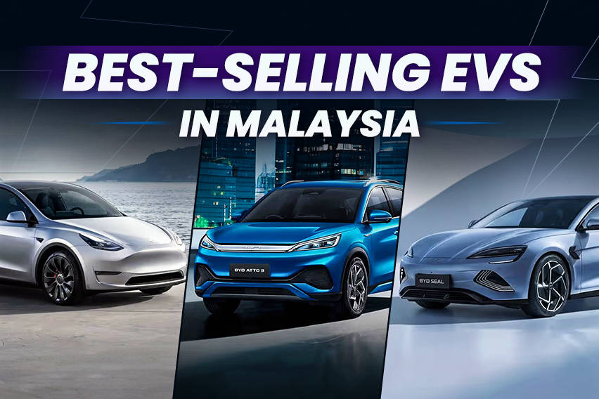 Top 10 best-selling EVs in Malaysia for 2024