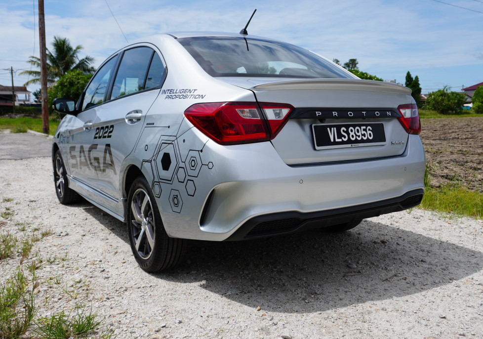 2025 Proton Saga rear view