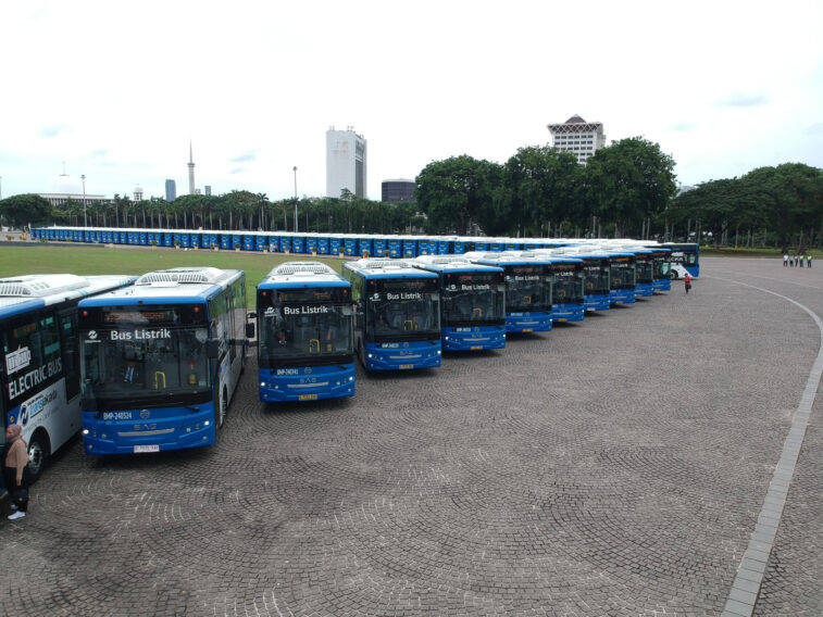 SAG Pasok 90 Bus Listrik Golden Dragon Sebagai Armada Transjakarta