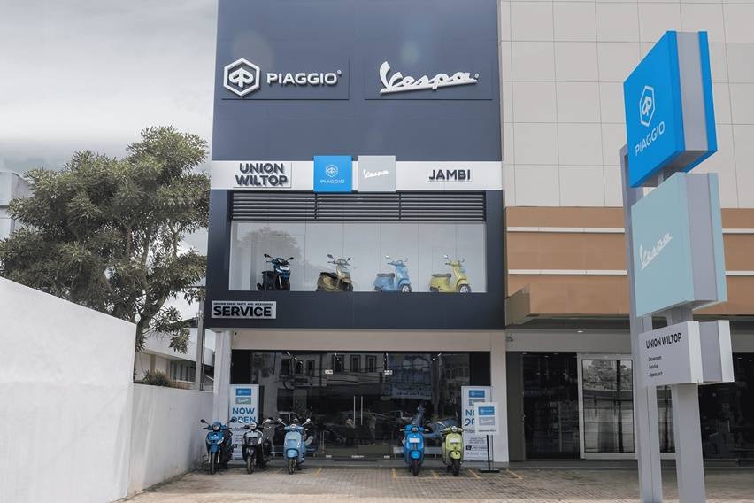 Piaggio Indonesia Ekspansi Sumatra Lagi, Buka Diler Baru Motoplex 2 Brand di Jambi