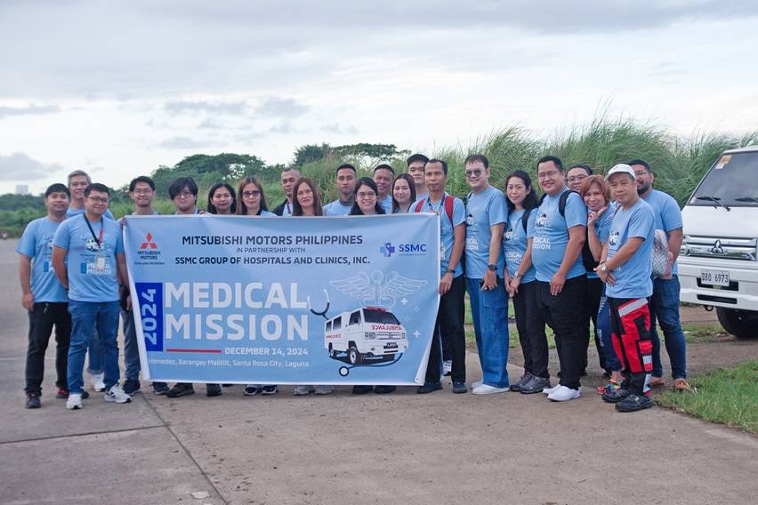 Mitsubishi PH, SSMC stage medical mission in Santa Rosa, Laguna