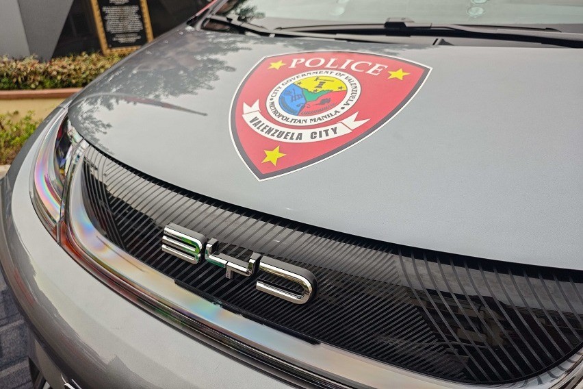 Valenzuela City Police's BYD Dolphin