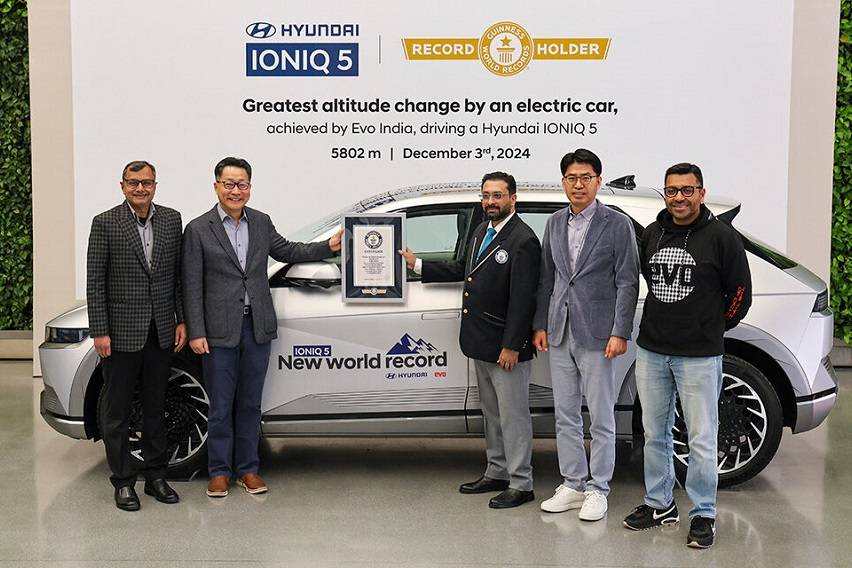 Hyundai Ioniq 5 sets new Guinness World Record