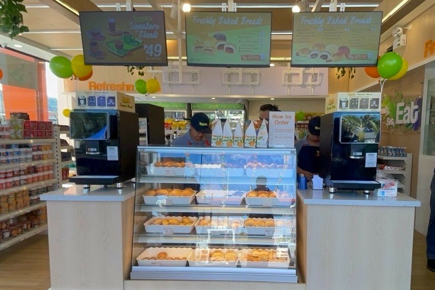 Petron Treats counter