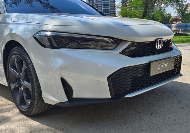 Honda Civic facelift new front end