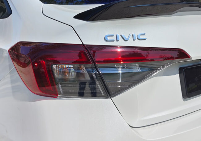 Honda Civic facelift new taillights