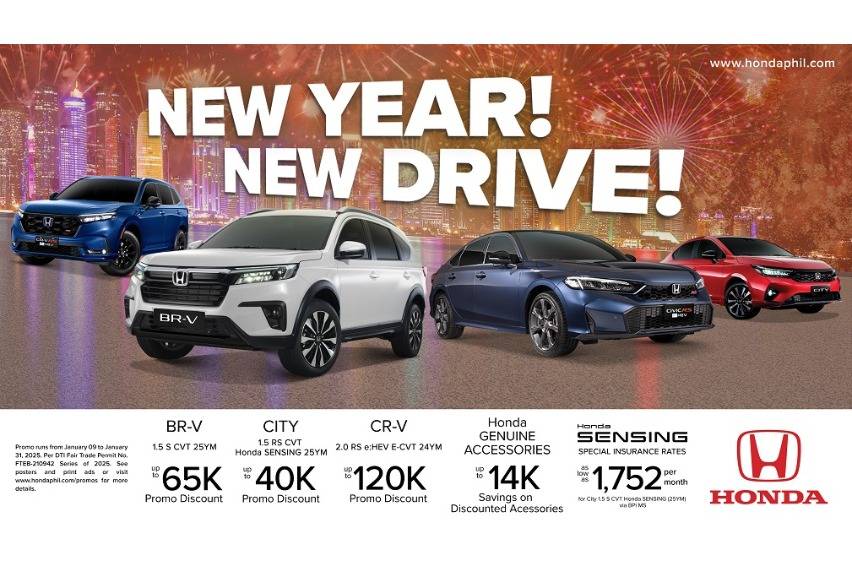 Honda Cars PH welcomes 2025 with ‘New Year, New Deals’ promo