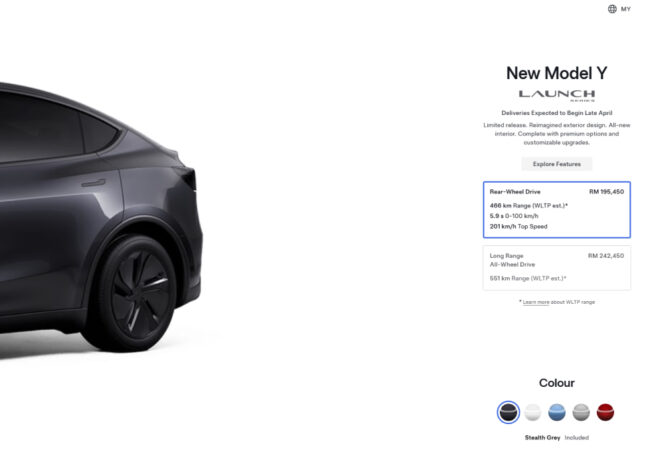 Tesla Model Y Juniper Malaysia