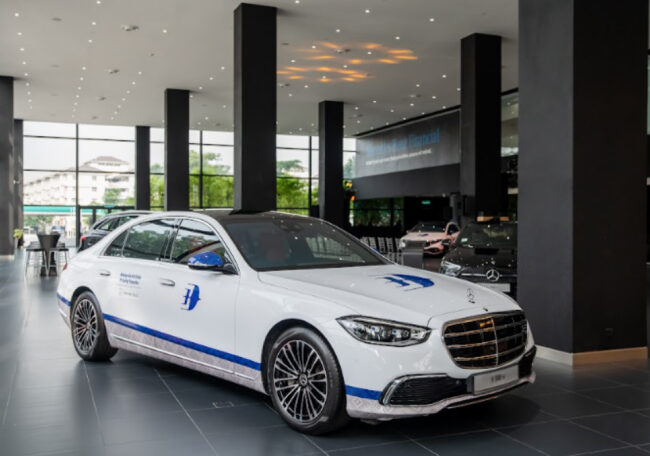 Mercedes-Benz S-Class deployed to do airport transfers Malaysia
