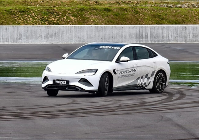 BYD Seal Performance Seal the Speed event