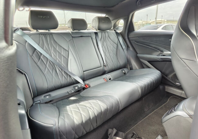 BYD Seal rear seats