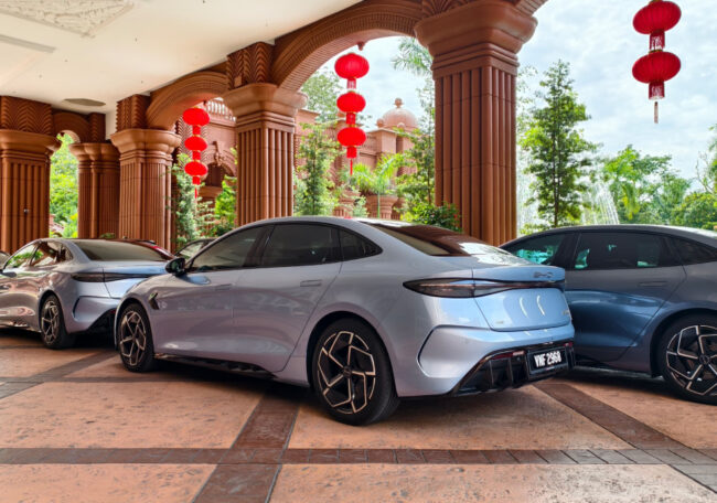 BYD Seal performance rear view