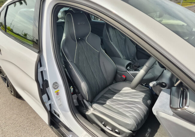 BYD Seal performance front seats
