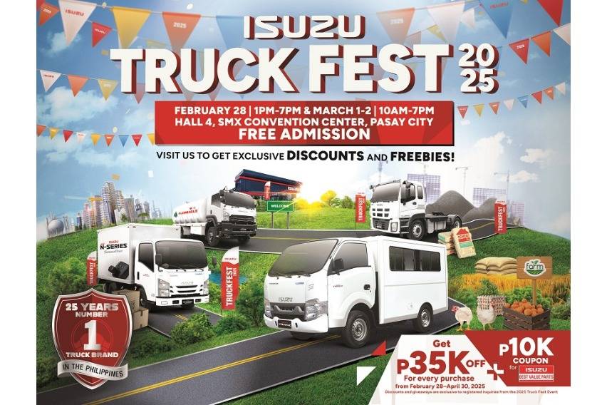 Isuzu PH to hold biggest ‘Truck Fest yet' this 2025