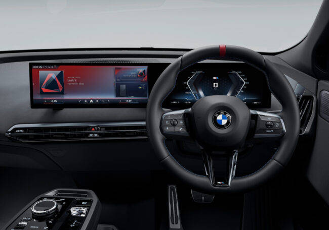 2025 BMW iX interior steering wheel