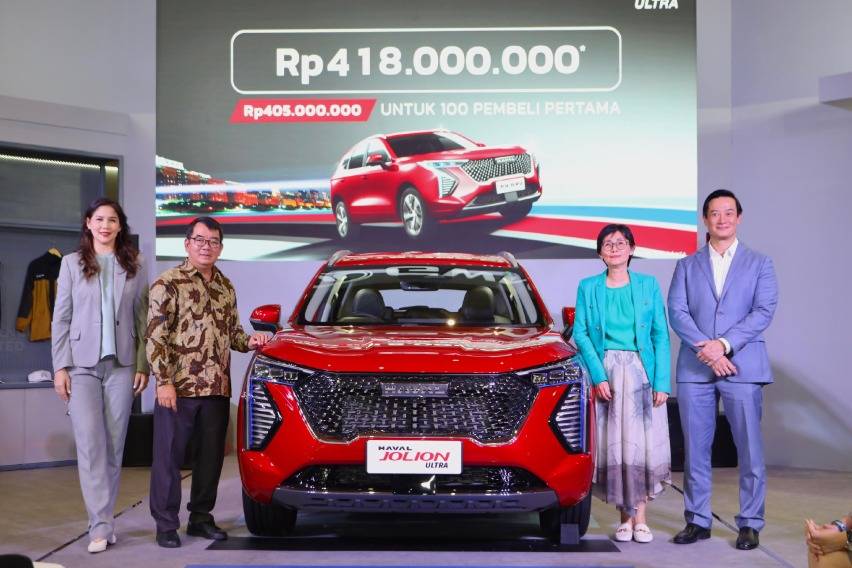 GWM Rilis Haval Jolion Ultra HEV di IIMS 2025, Harga Mulai Rp405 Juta GWM Rilis Haval Jolion Ultra HEV di IIMS 2025, Harga Mulai Rp405 Juta