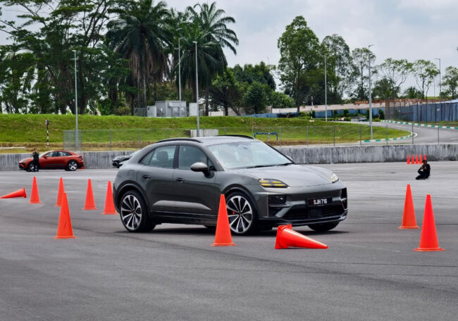 Porsche Macan high speed driving Malaysia