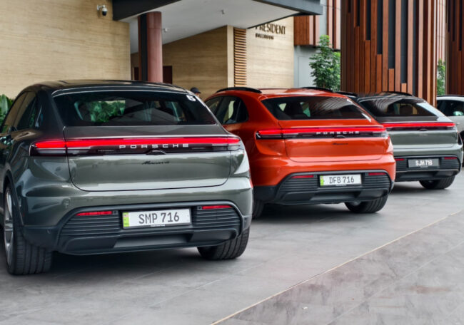Porsche Macan rear view Malaysia