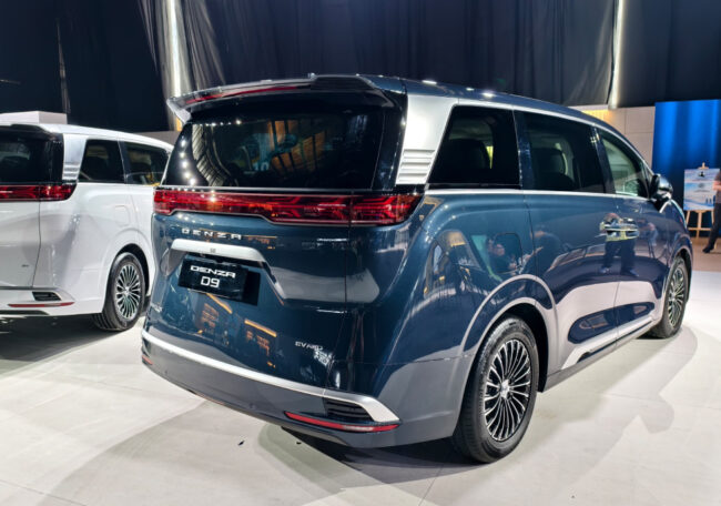 Denza D9 rear view launch Malaysia