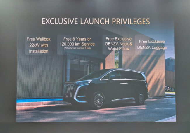 Denza D9 launch promotion Malaysia