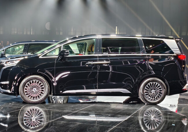 Denza D9 side profile