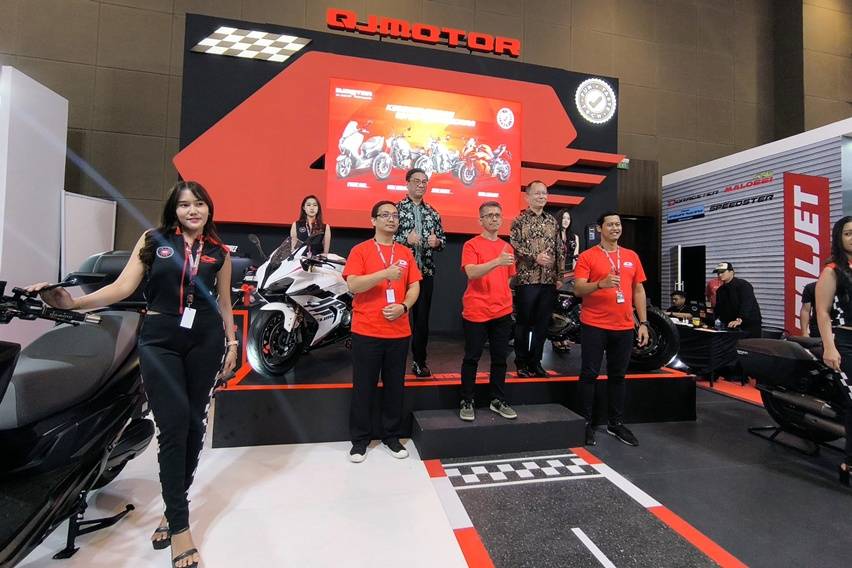 QJ Motor laris di IIMS 2025