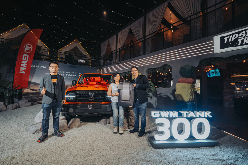 GWM Malaysia delivers 500th TANK 300