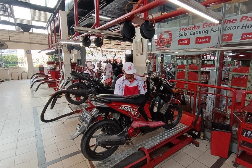 Jelang Mudik Lebaran, Honda Beri Diskon Servis Motor di AHASS Jakarta-Tangerang