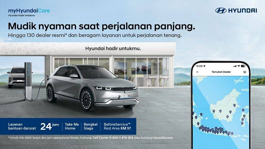 Temani Pemudik, Hyundai Sediakan Layanan Before Service dan 23 Bengkel Siaga Temani Pemudik, Hyundai Sediakan Layanan Before Service dan 23 Bengkel Siaga