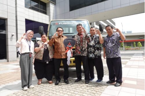 Buat Bahan Praktik, KTB Fuso Donasikan Mitsubishi Fuso Canter Euro 4