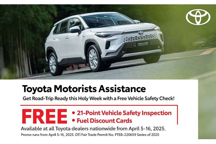 Toyota PH revives free pre-Holy Week vehicle safety checks 