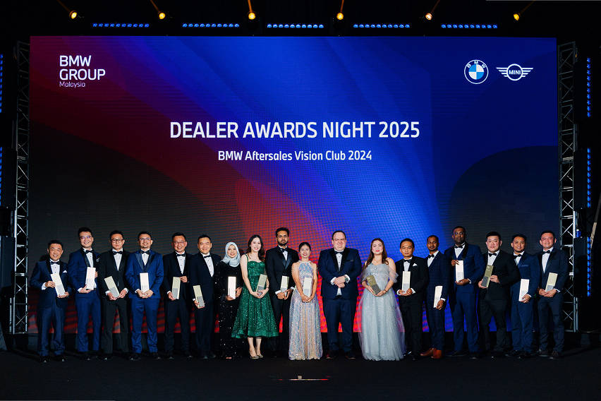BMW Group Malaysia honours top dealers and Individuals at 2025 Dealer Awards Night