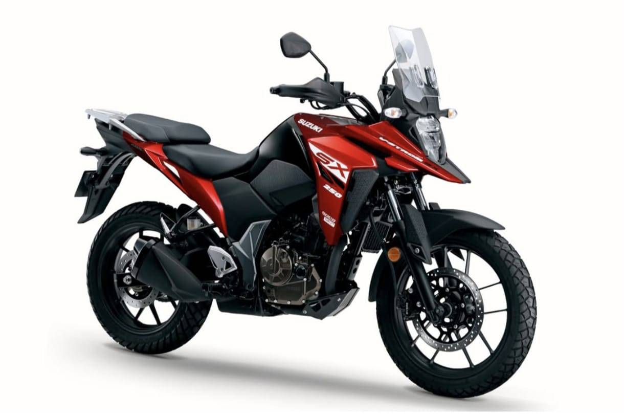 Suzuki V-Strom 250SX Met Sonoma Red