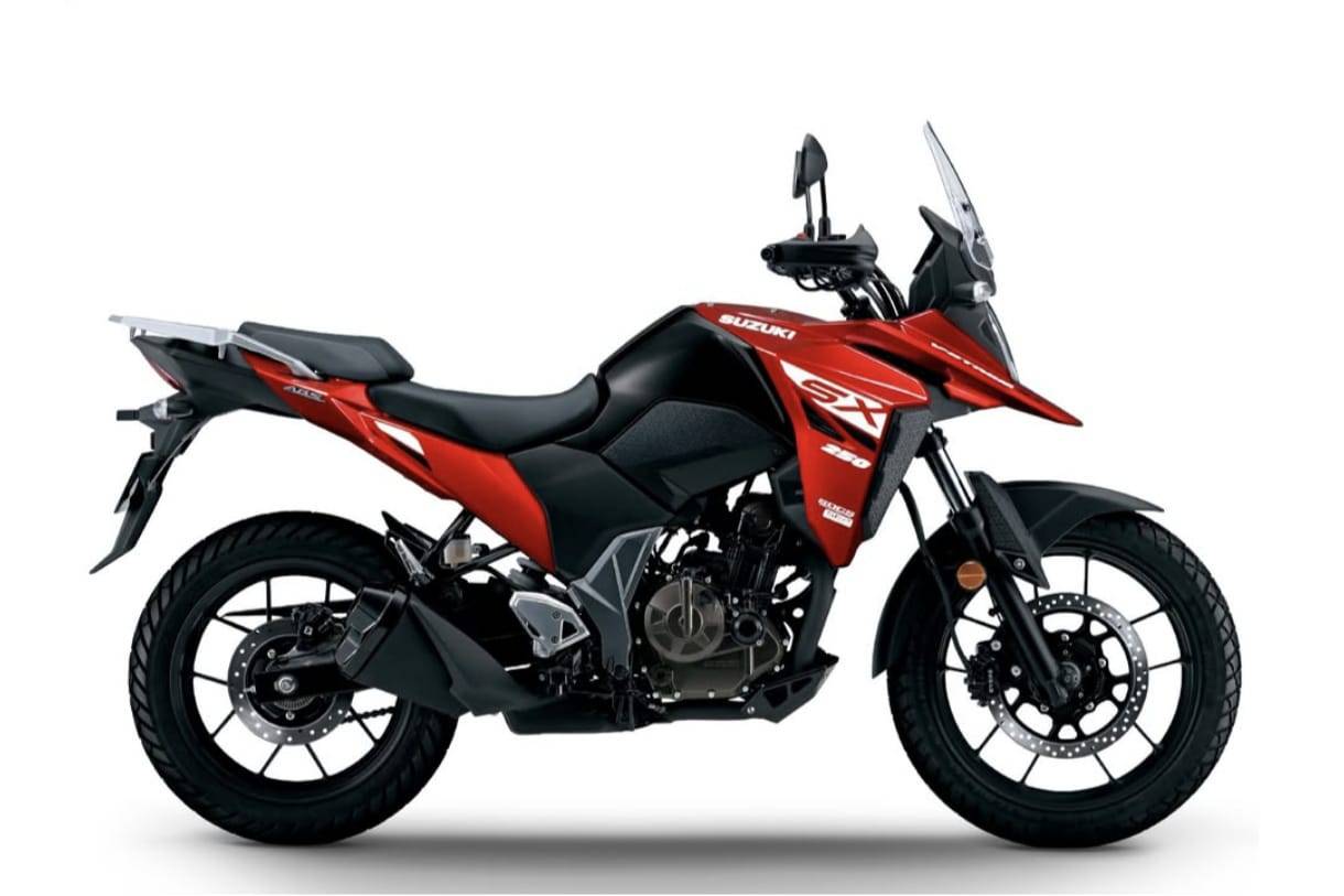 Suzuki V-Strom 250SX Met Sonoma Red