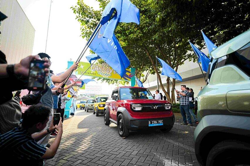 VinFast Distribusikan 400 Unit VF 3 ke Diler dan Konsumen di RI
