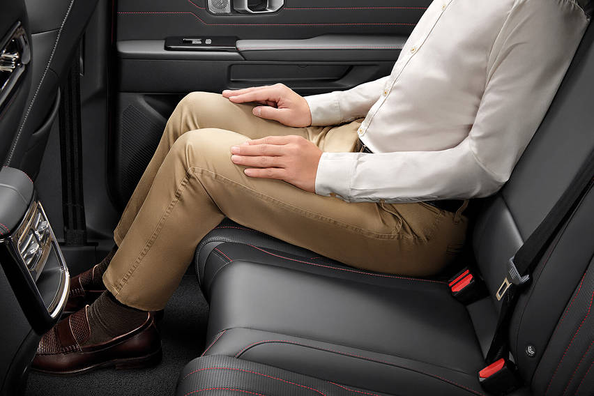Jetour Dashing rear seats