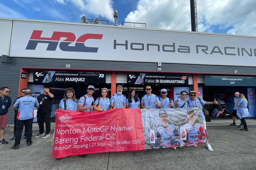 Menonton live MotoGP bagi yang beruntung