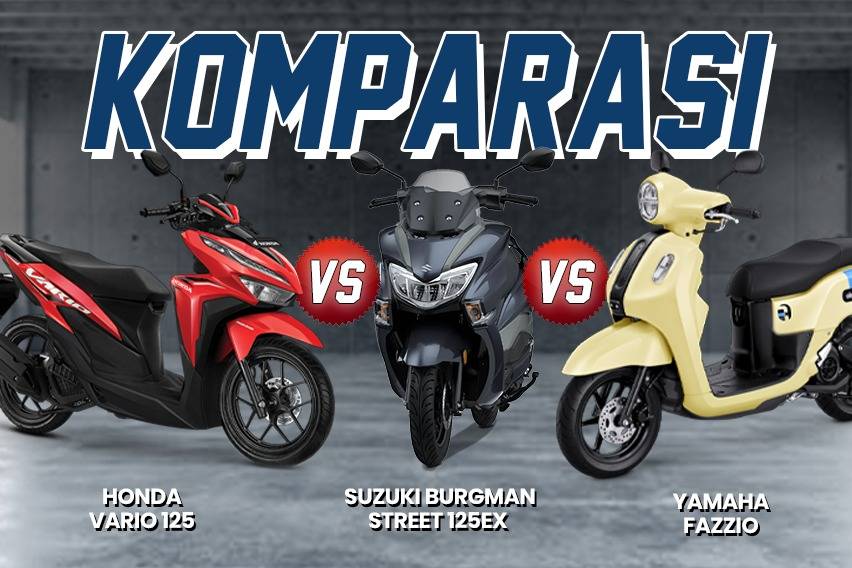 Pilih Skutik 125 cc Ideal: Yamaha Fazzio, Honda Vario 125, atau Suzuki Burgman Street 125EX? Pilih Skutik 125 cc Ideal: Yamaha Fazzio, Honda Vario 125, atau Suzuki Burgman Street 125EX?