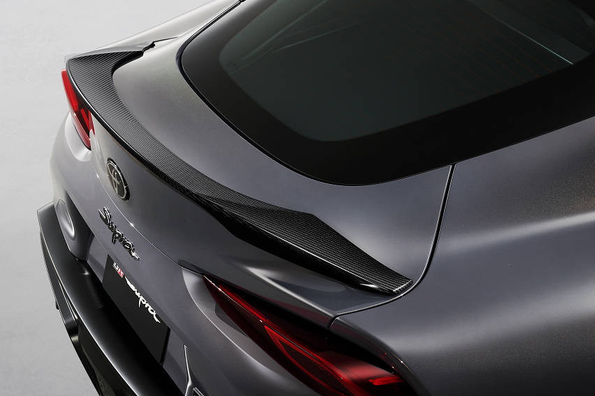 GR Supra Track edition rear spoiler