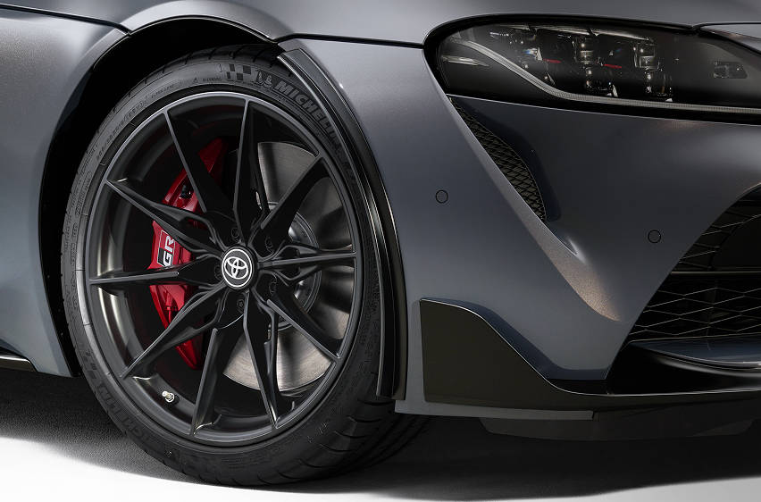 GR Supra Track Edition wheels and front spoiler