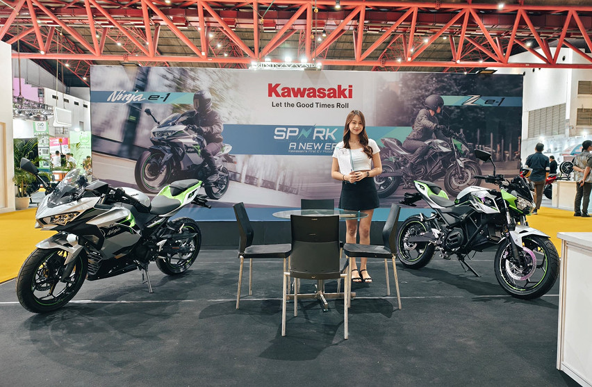 Kawasaki Ninja E1 at Asiabike 2025