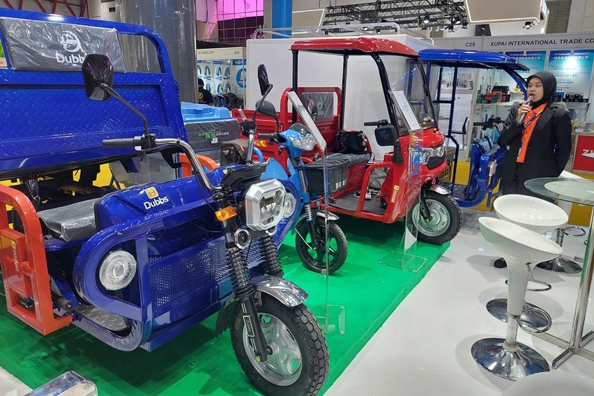 Motor roda tiga Dubbs di PEVS 2025