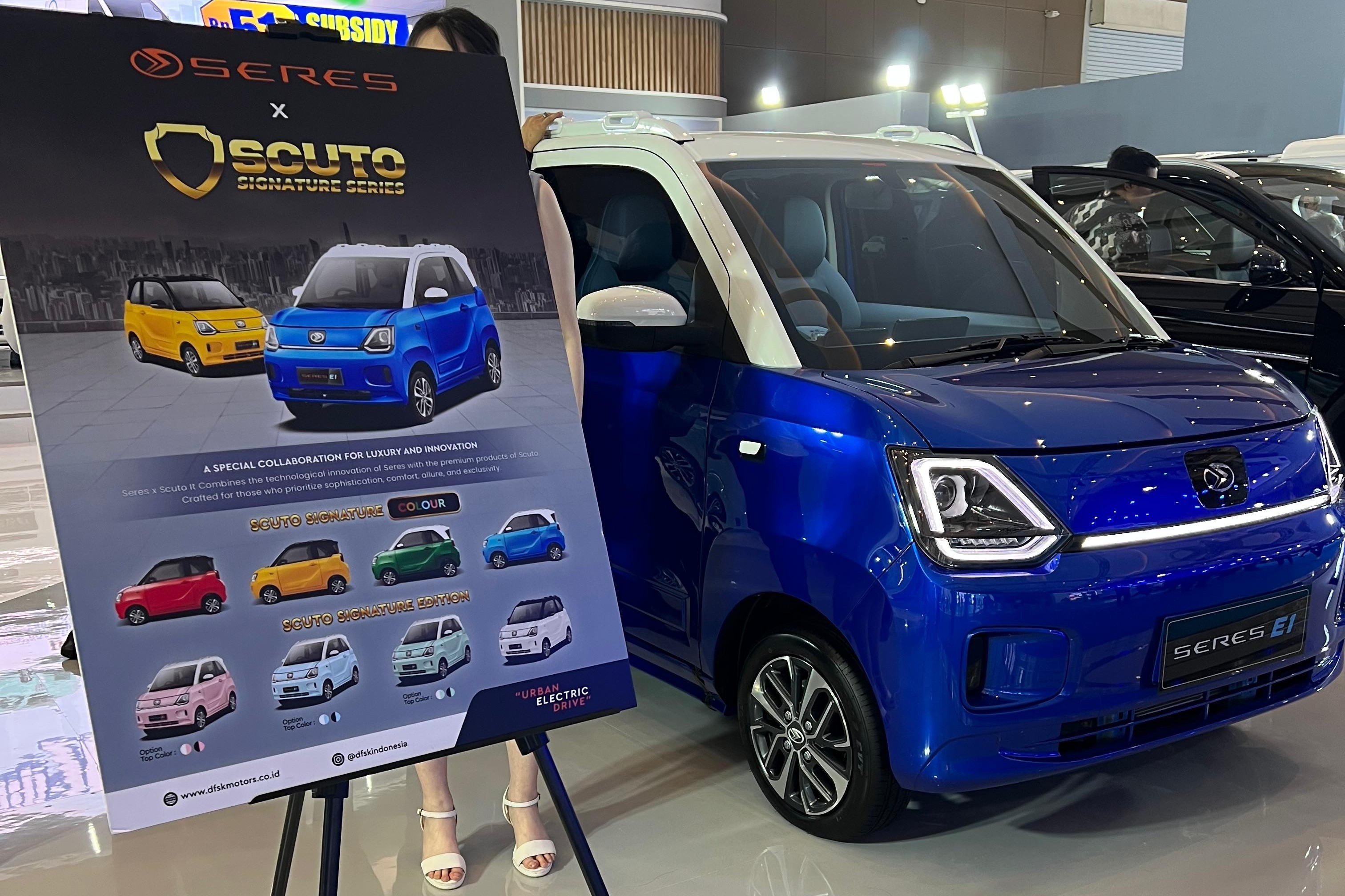 Promo mobil listrik DFSK dan Seres di PEVS 2025