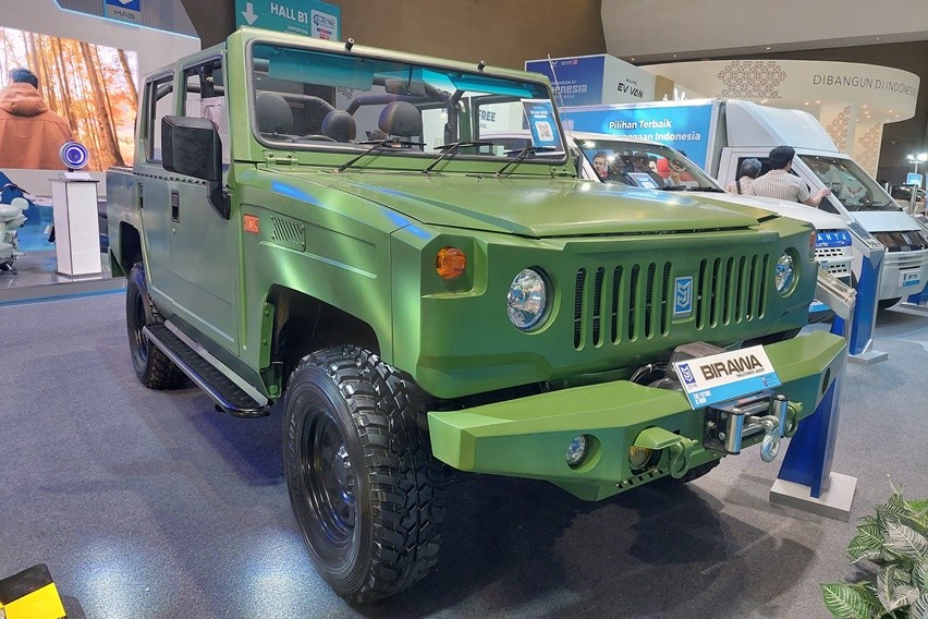 MAB Kenalkan Birawa Military Jeep Electric di PEVS 2025, Intip Spesifikasinya
