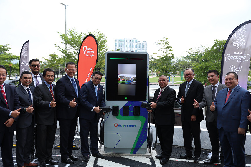 Hotel Casuarina@Meru Installs fast EV chargers in collaboration with TNB