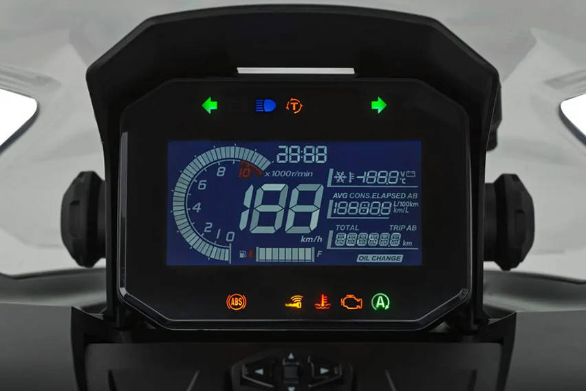 Honda ADV160 instrument console