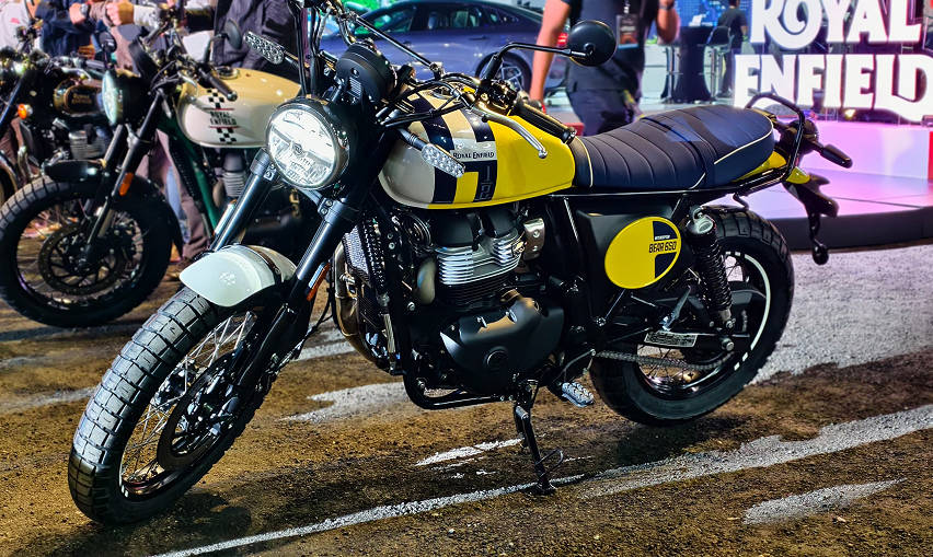 Royal Enfeild Bear 650 front view Malaysia