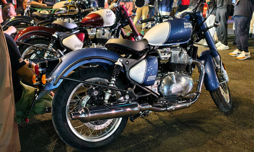 Royal Enfield Classic 650 rear view