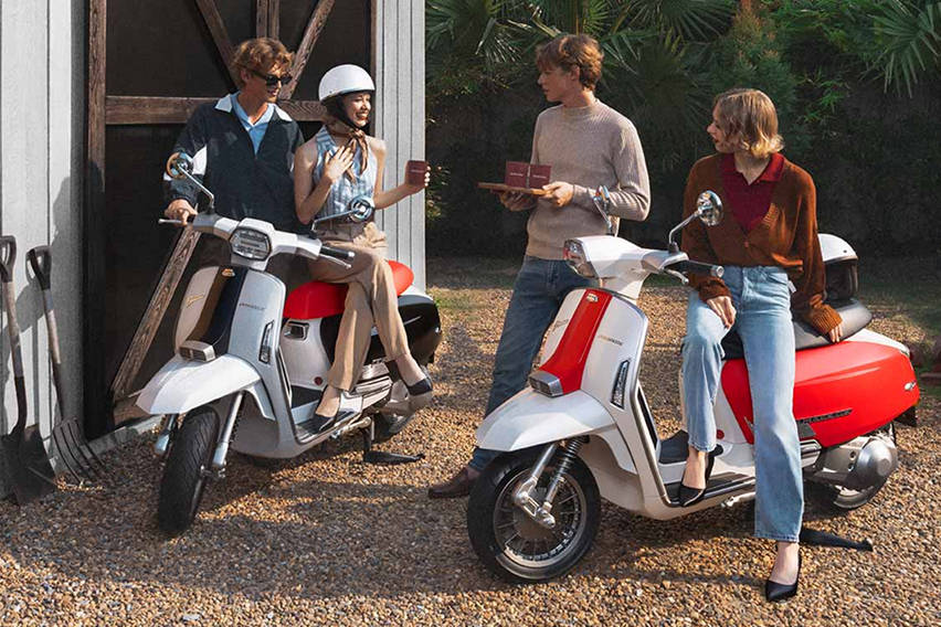 Lambretta G350 Series II front view