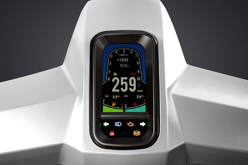 Lambretta G350 Series II meter view